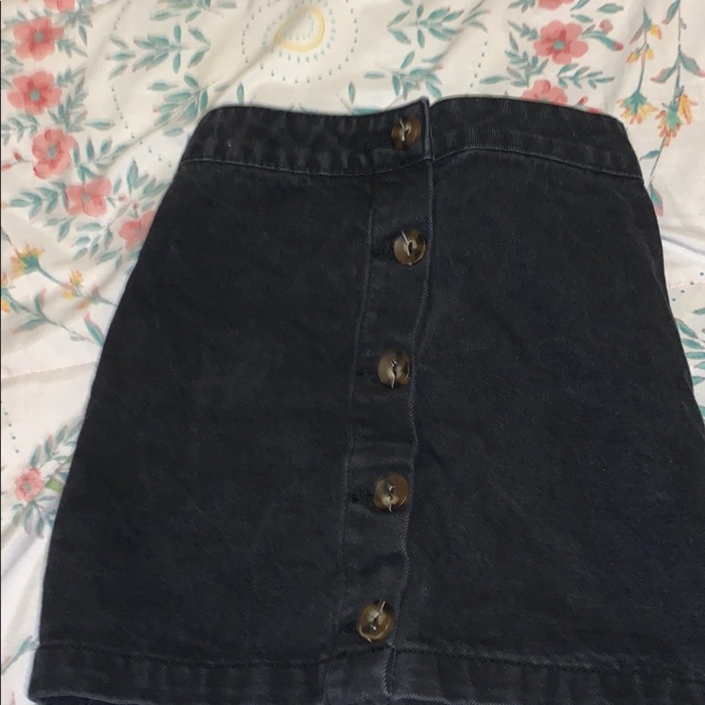 Button down skirt